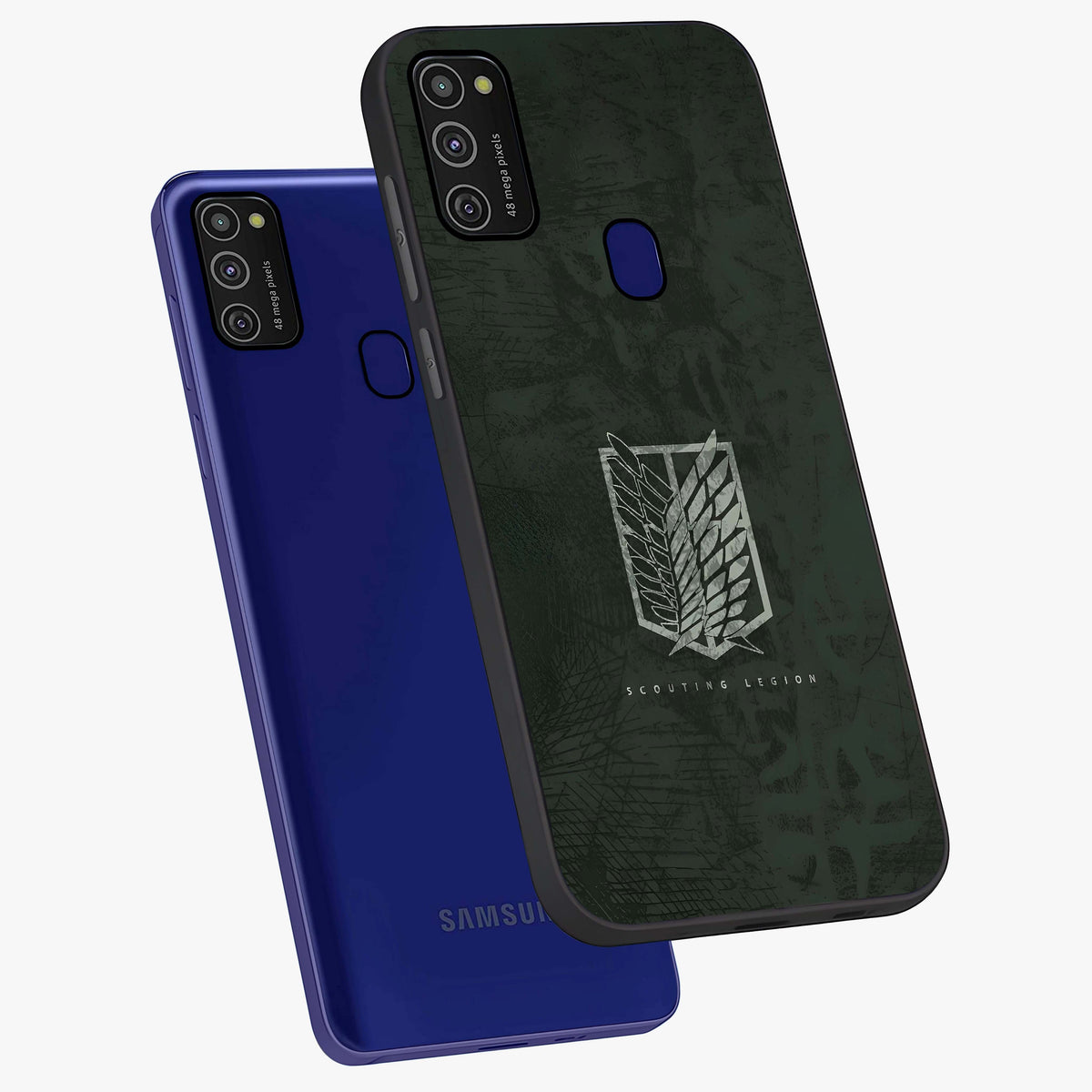 Wings Of Freedom Glass Case displayed in angled mockup highlighting graceful wing design with inspirational aesthetic.