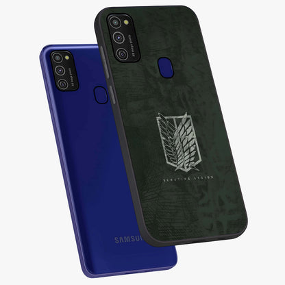 Wings Of Freedom Glass Case displayed in angled mockup highlighting graceful wing design with inspirational aesthetic.