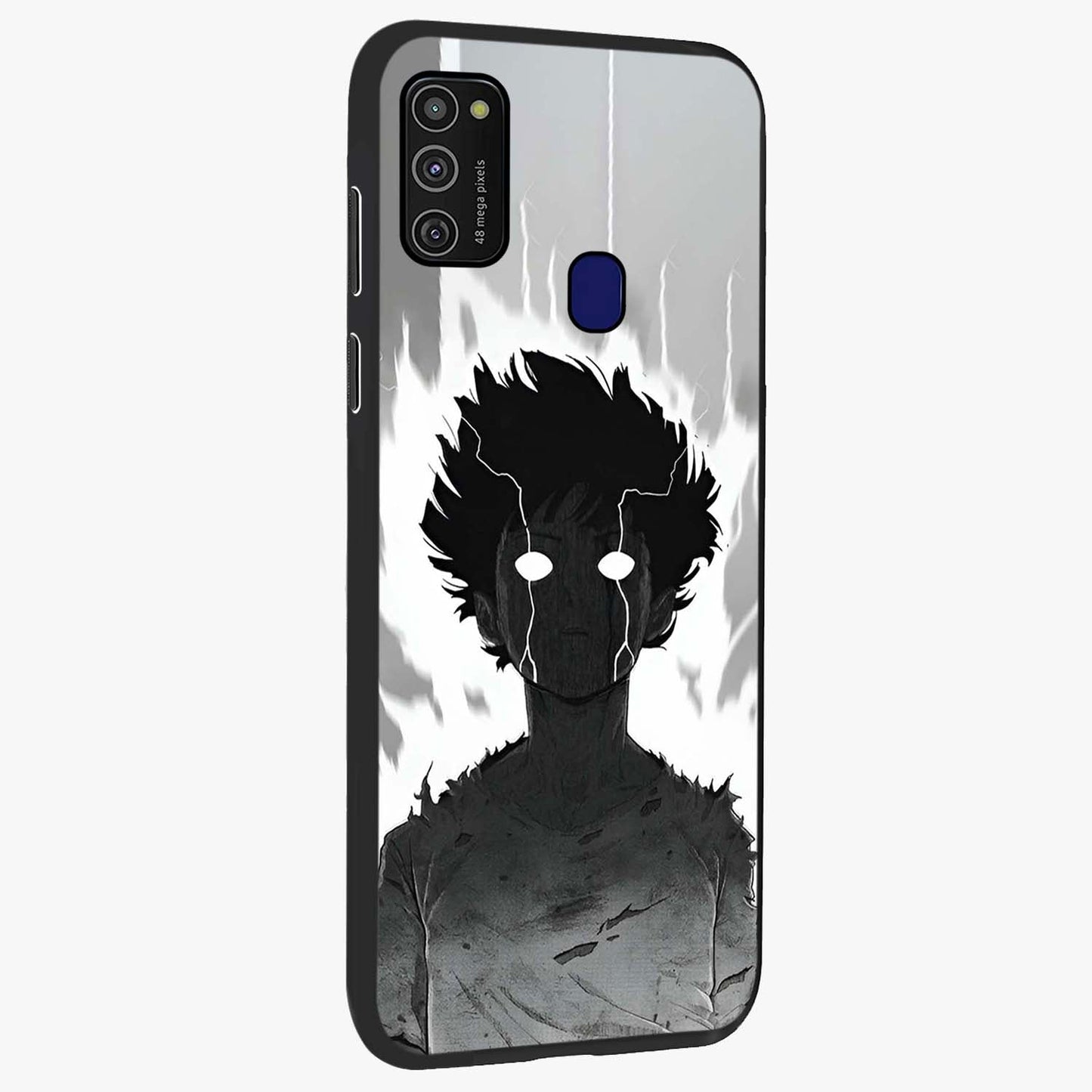 Awakened Inner Rage Glass Case upright view showcasing dramatic artwork with strong expressive aesthetic.