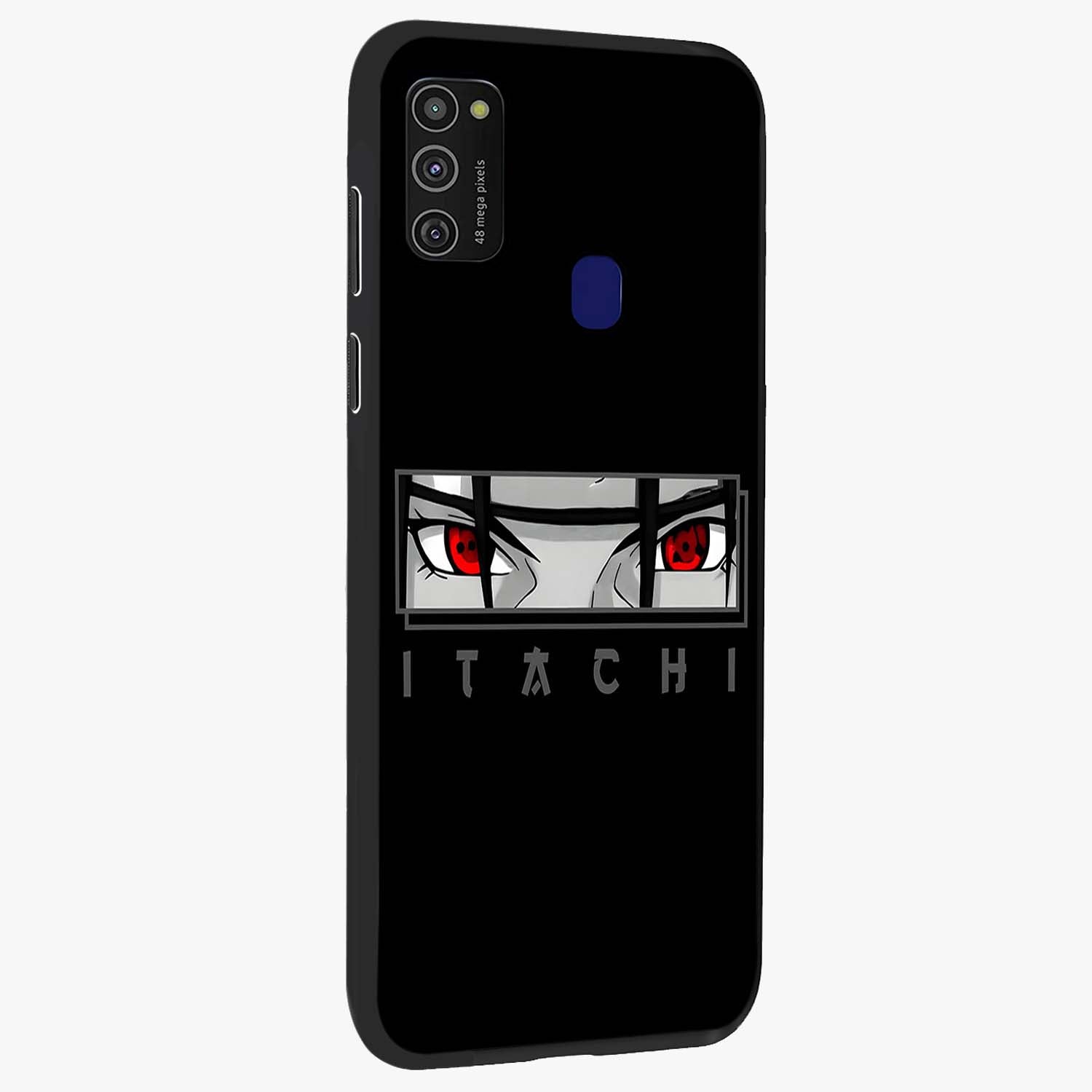 Scarlet Gaze Dominance Glass Case upright view showcasing powerful dramatic artwork with dominant artistic theme.
