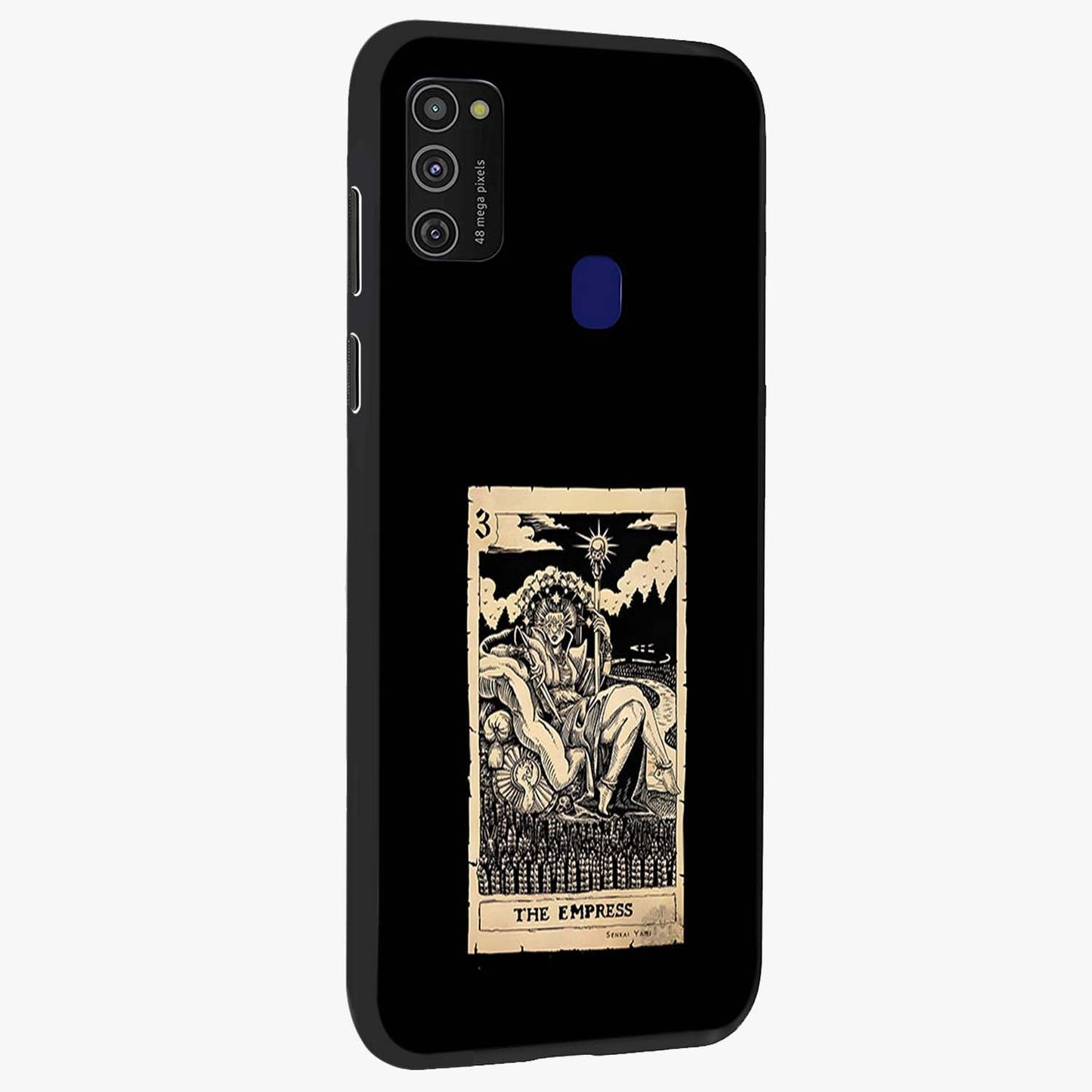 The Empress Glass Case upright view showcasing powerful empress themed artwork with luxurious artistic theme.