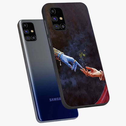 Divine Touch Eternal Glass Case displayed in angled mockup highlighting elegant divine inspired design with calm aesthetic style.