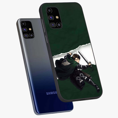 Emerald War Vanguard Glass Case displayed in angled mockup highlighting intense battle inspired design with emerald tone aesthetic.