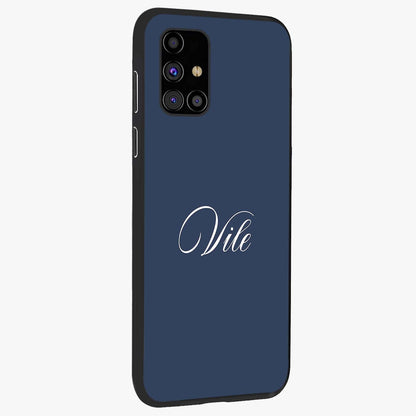 Blue Vintage Floral Pattern Glass Case displayed in angled mockup highlighting classic blue floral pattern and retro aesthetic design.