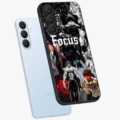 Relentless Power Focus Glass Case displayed in angled mockup highlighting bold statement design with modern aesthetic style.