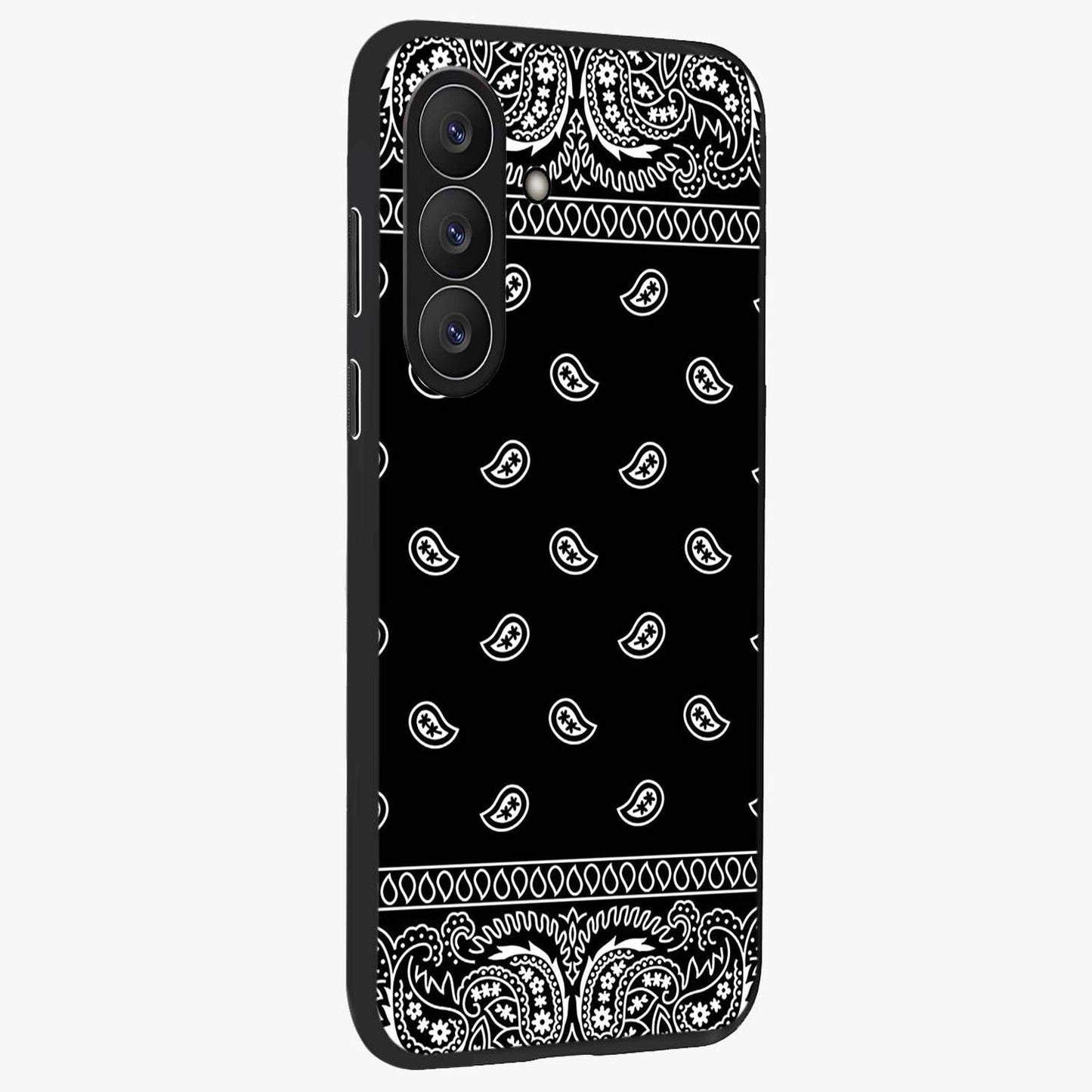 Retro Rebel Threads Glass Case upright view showcasing stylish vintage artwork with bold retro theme.