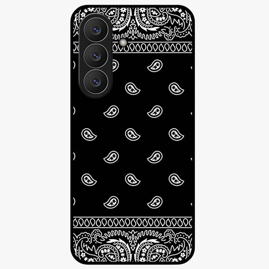 Retro Rebel Threads Glass Case showing flat back view with vintage street style artwork and glossy glass finish.