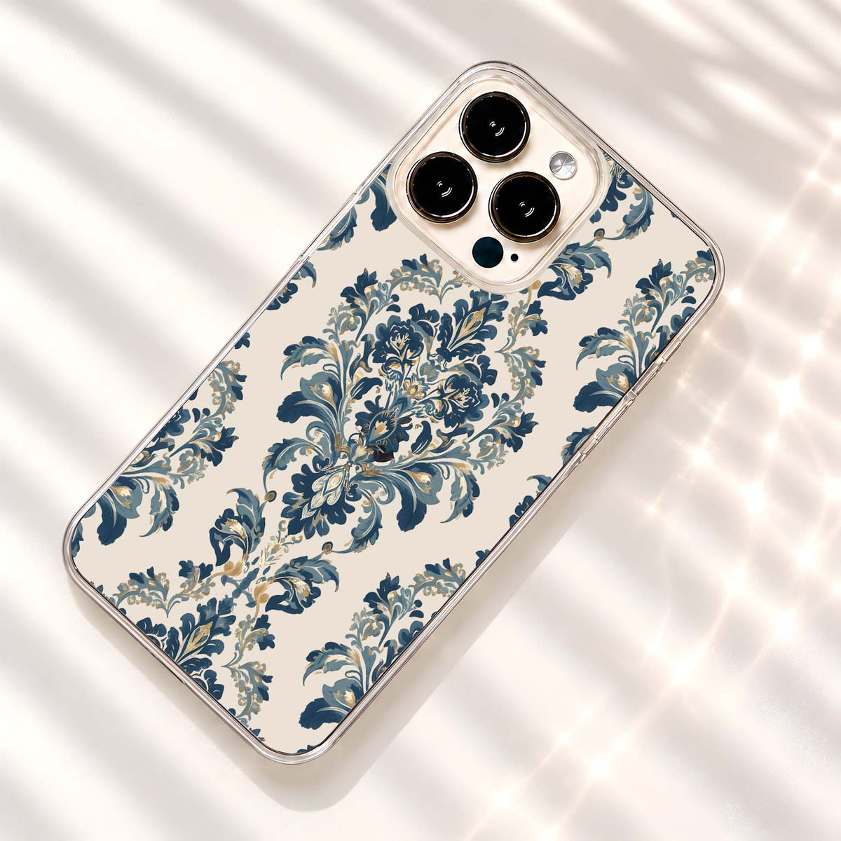 Sapphire Baroque Garden Clear Silicon Cover