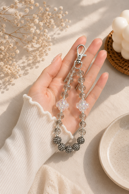 Crystal Bloom Phone charm