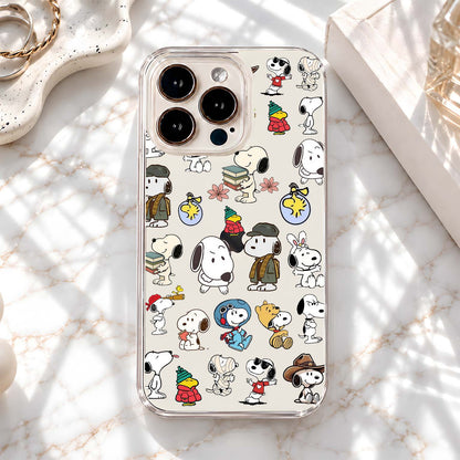 Snoopy Cartoon Collection Clear Silicon Cover