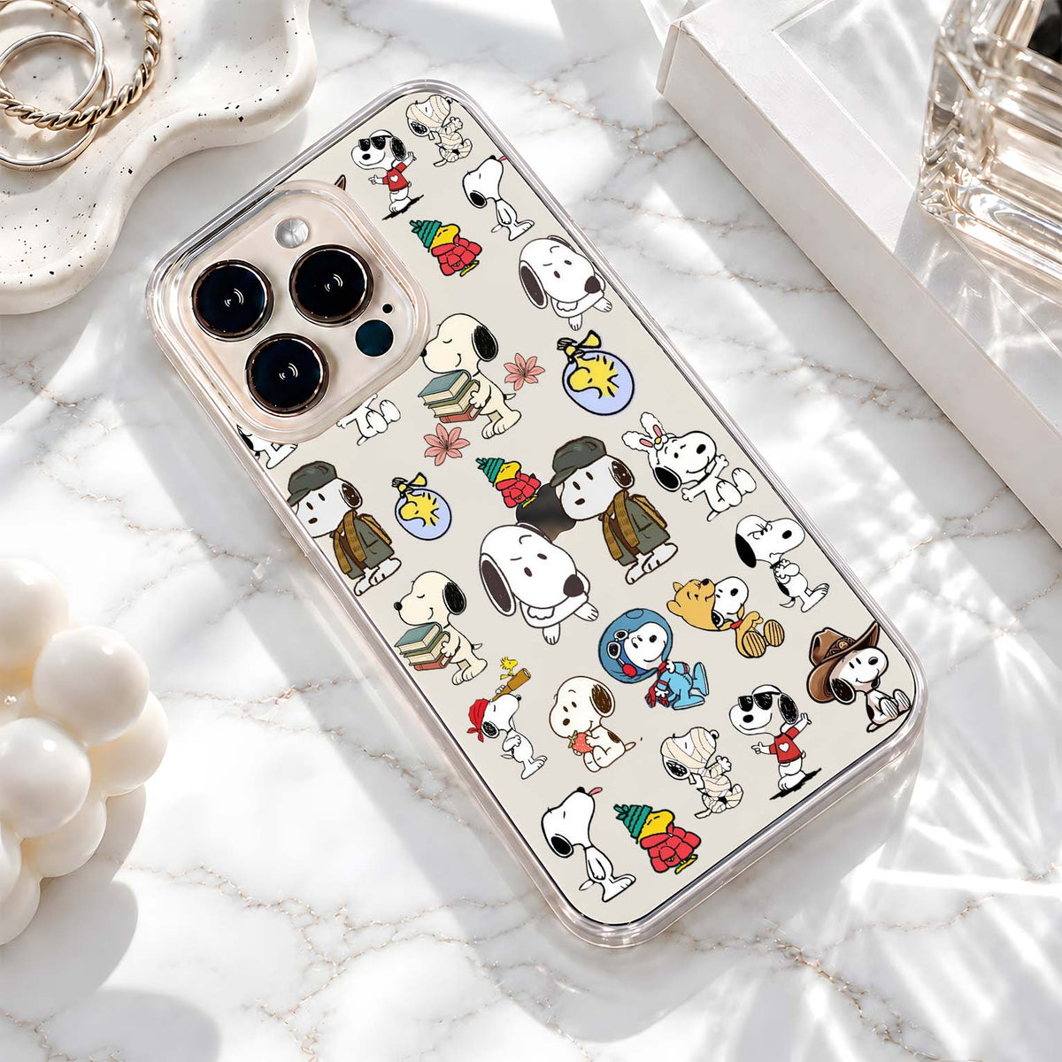 Snoopy Cartoon Collection Clear Silicon Cover