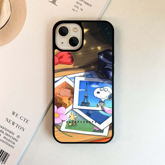 Snoopy Memory Lane Glass Case