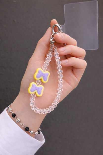 Pastel Bow Drop Phone Charm