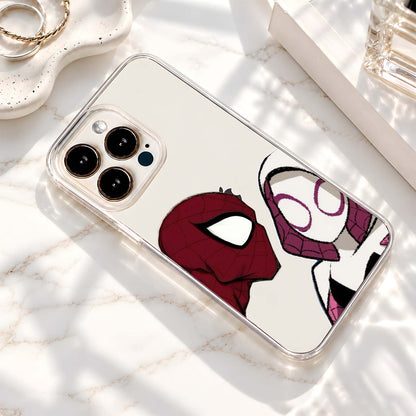 Spider Love Story Clear Silicon Cover