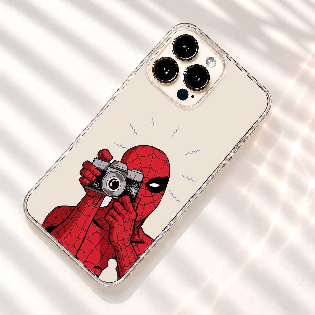 Spiderman Camera Click Clear Silicon Cover