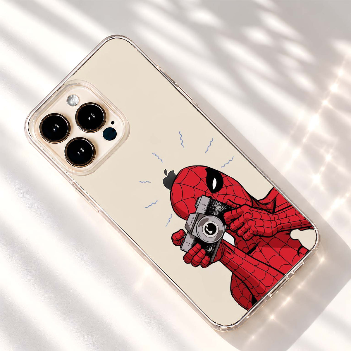 Spiderman Camera Click Clear Silicon Cover