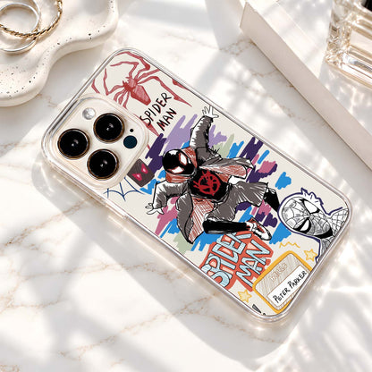 Spiderman Miles Morales Clear Silicon Cover