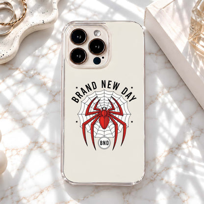 Spiderman Web Emblem Clear Silicon Cover