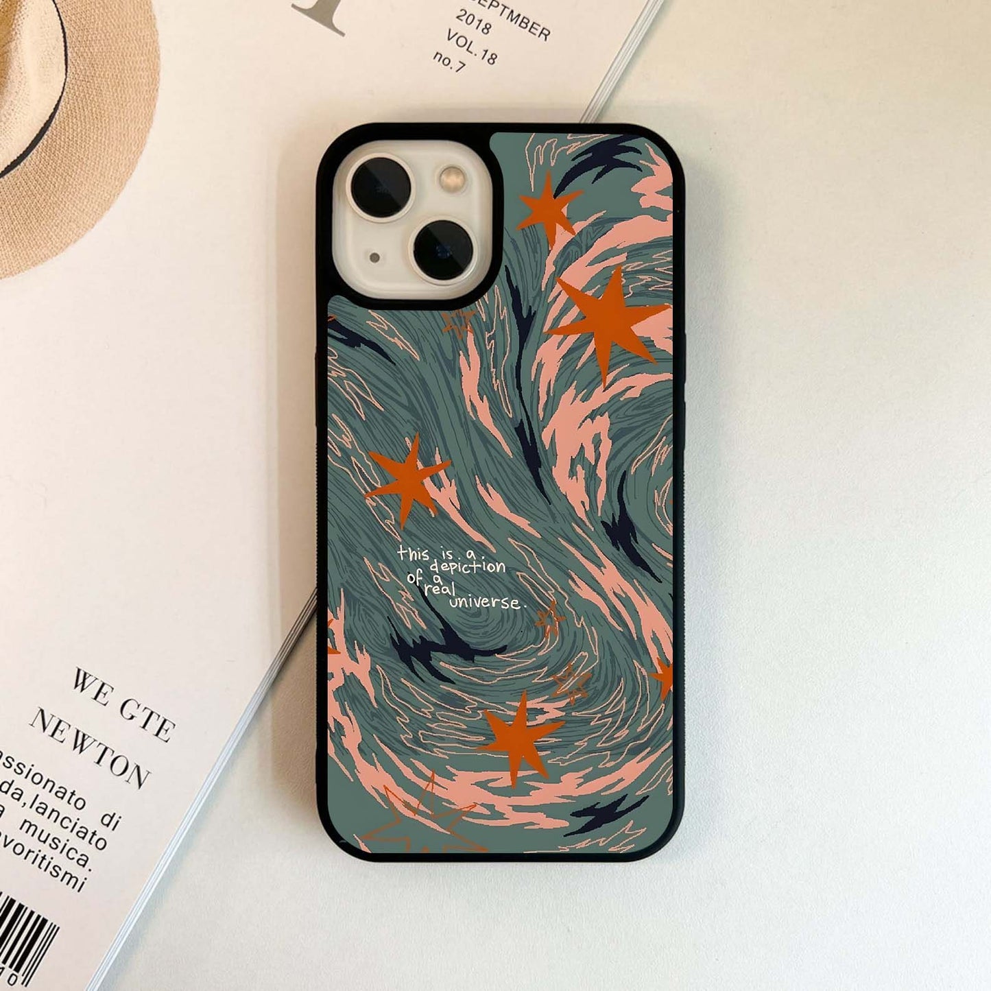 Spiral Star Stream Glass Case