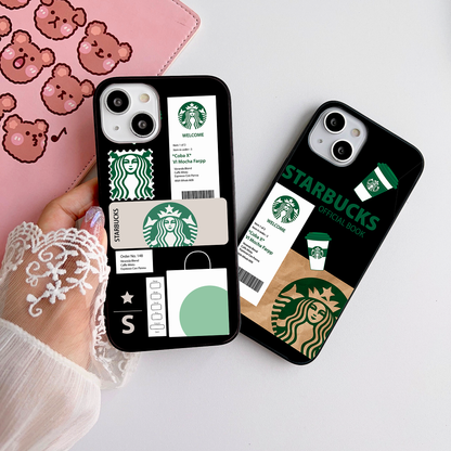 Starbucks Mocha,Teddy, Offical Glass Case