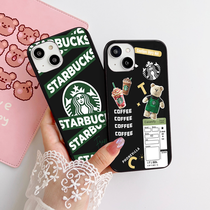 Starbucks Mocha,Teddy, Offical Glass Case