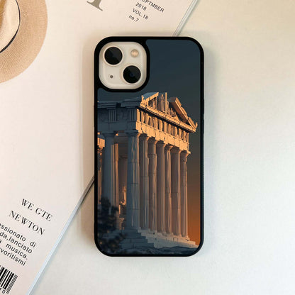 Sunlit Marble Grace  Glass Case