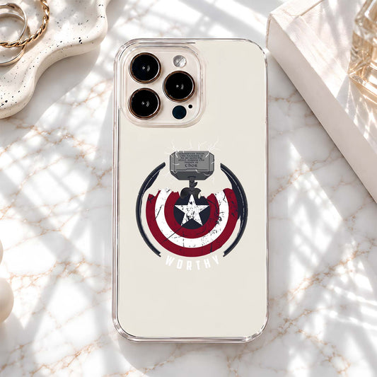 Thor Captain Shield Clear Silicon Cover