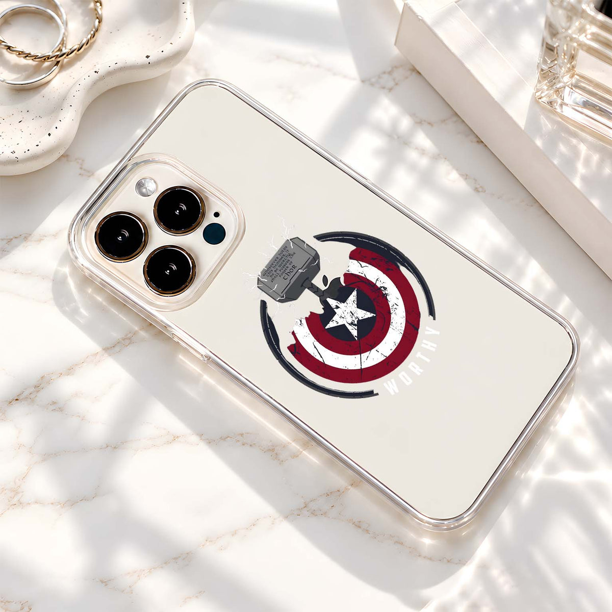 Thor Captain Shield Clear Silicon Cover