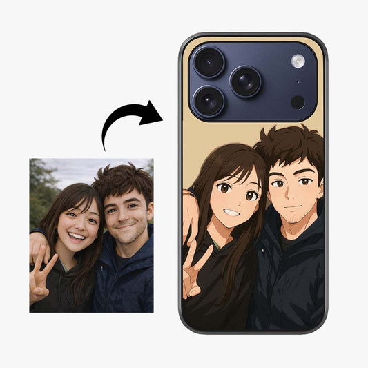 Custom Personalised Art Photo Glass Case