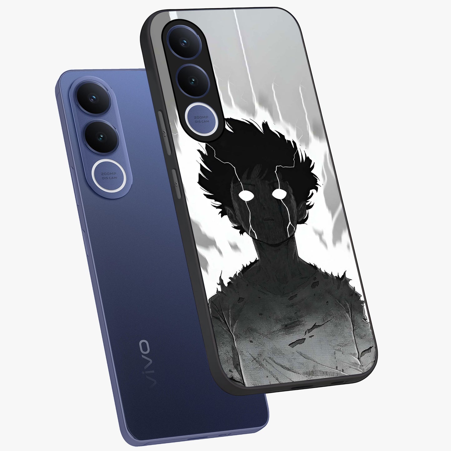 Awakened Inner Rage Glass Case displayed in angled mockup highlighting powerful graphic design and bold artistic theme.