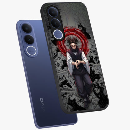 Cursed Ritual Ascension Glass Case displayed in angled mockup highlighting mystical ritual illustration with supernatural aesthetic.