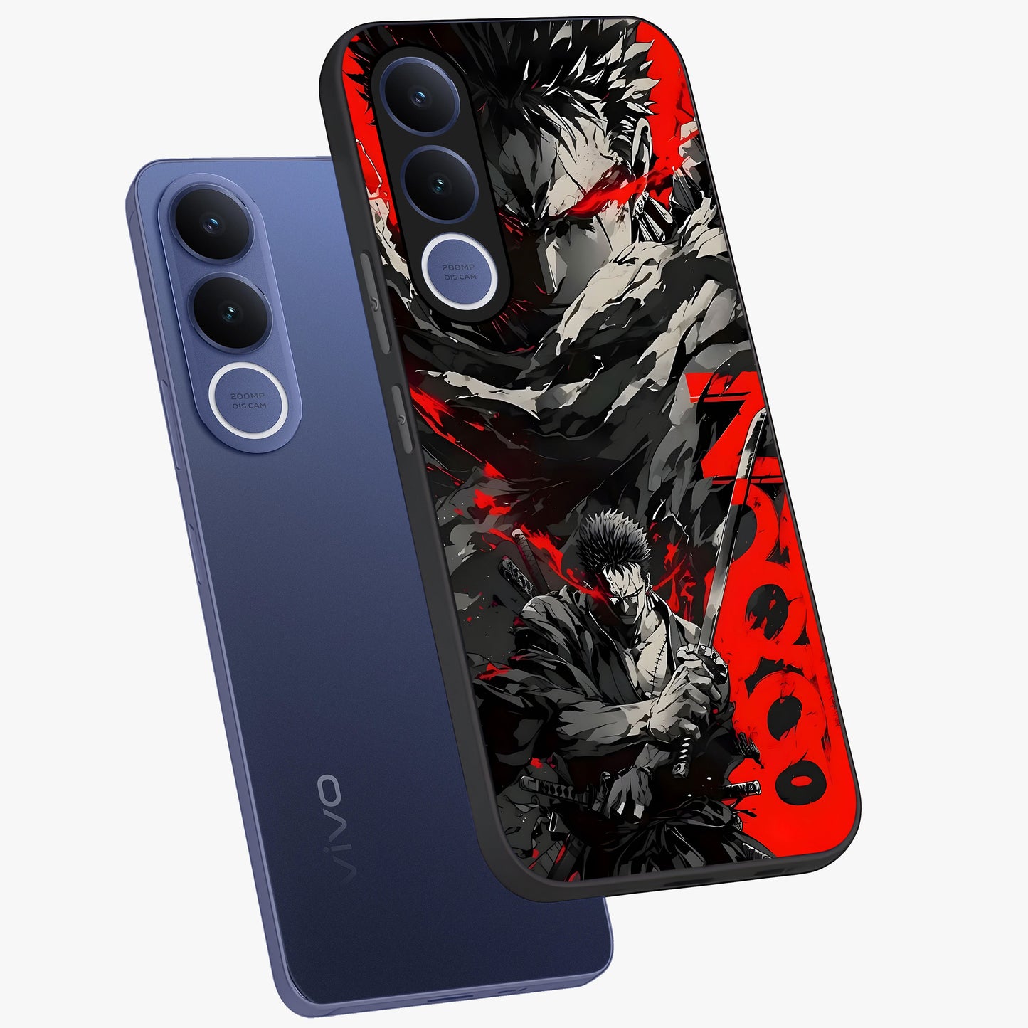 Demon Sword Resolve Glass Case displayed in angled mockup highlighting powerful demon sword illustration with dark fantasy aesthetic.