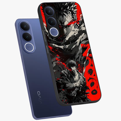 Demon Sword Resolve Glass Case displayed in angled mockup highlighting powerful demon sword illustration with dark fantasy aesthetic.