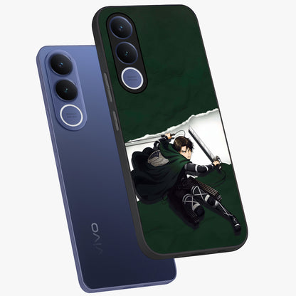 Emerald War Vanguard Glass Case displayed in angled mockup highlighting intense battle inspired design with emerald tone aesthetic.