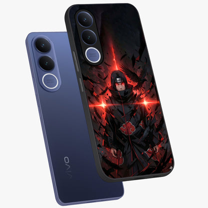 Focused Blade Discipline Glass Case displayed in angled mockup highlighting clean minimal text artwork with modern aesthetic style.