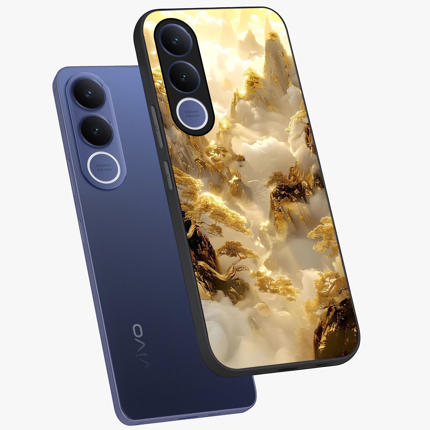 Gates Of Illumination Glass Case displayed in angled mockup highlighting radiant portal inspired design with fantasy aesthetic.
