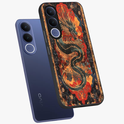 Inferno Dragon Soul Glass Case displayed in angled mockup highlighting powerful dragon illustration with inferno aesthetic.
