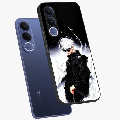 Limitless Shadow King Glass Case displayed in angled mockup highlighting dramatic dark hero design with intense aesthetic.