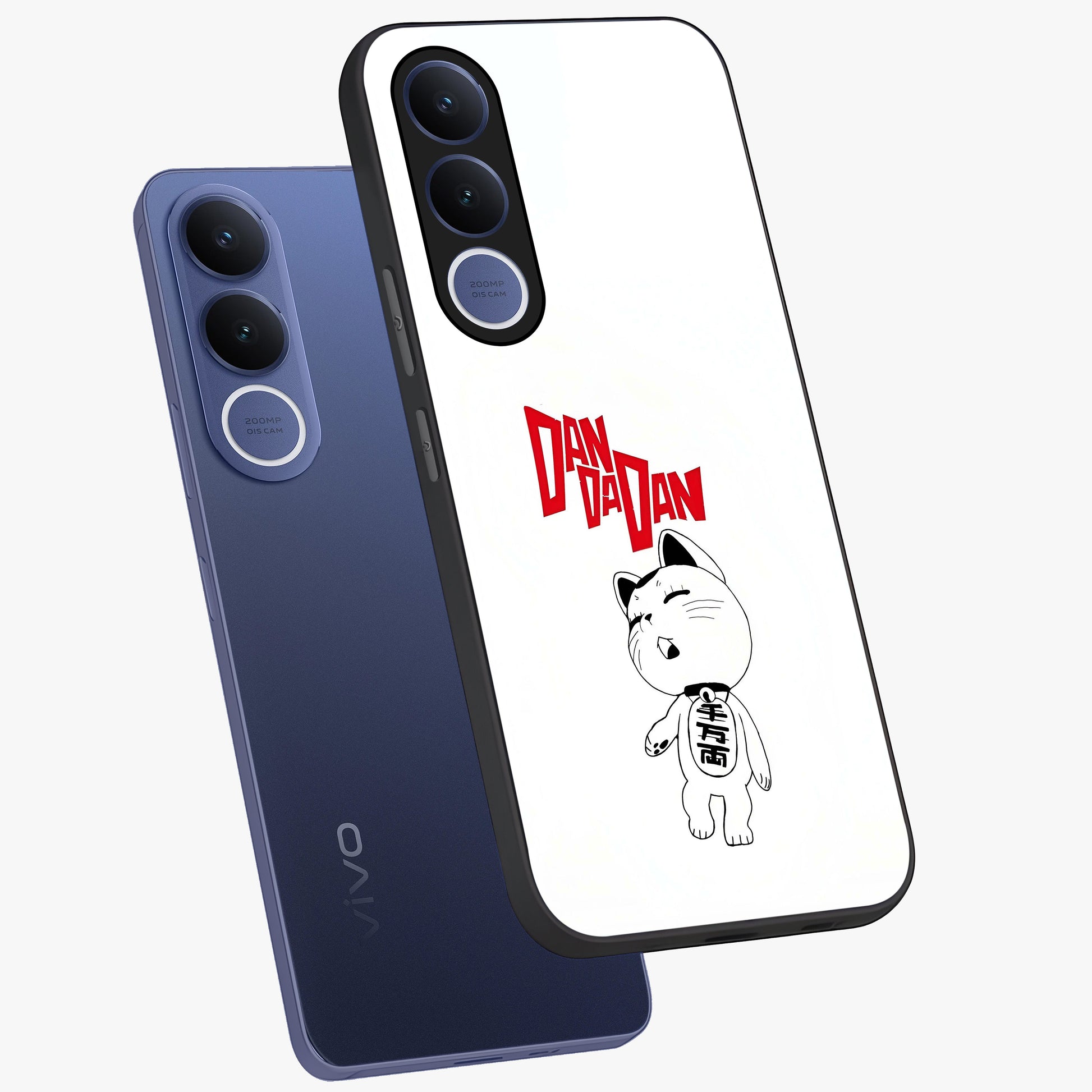 Playful Spirit Charm Glass Case displayed in angled mockup highlighting lively decorative design with playful aesthetic style.