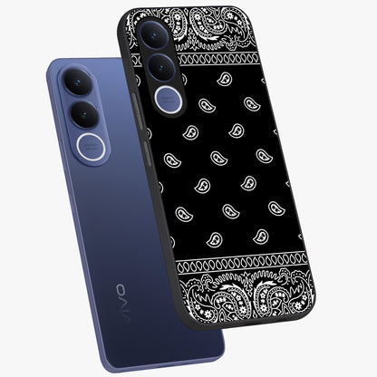 Retro Rebel Threads Glass Case displayed in angled mockup highlighting retro inspired graphic design with rebellious aesthetic.