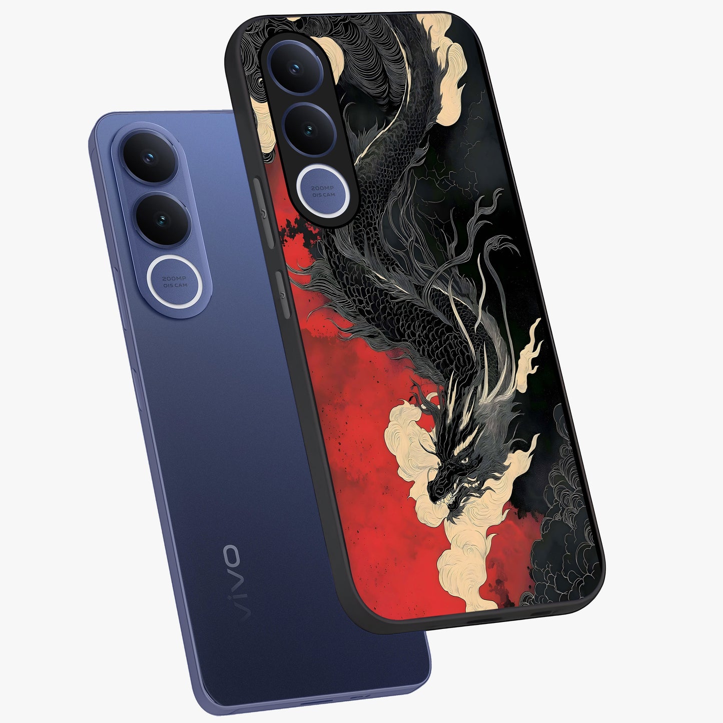 Shadow Dragon Fury Glass Case displayed in angled mockup highlighting powerful dragon illustration with dark fantasy aesthetic.