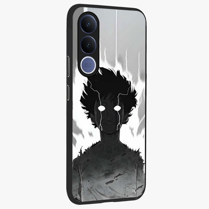 Awakened Inner Rage Glass Case upright view showcasing dramatic artwork with strong expressive aesthetic.