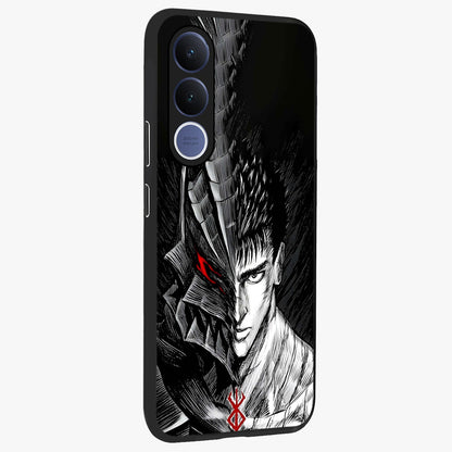 Berserker Blood Oath Glass Case upright view showcasing intense warrior aesthetic with dramatic artistic style.