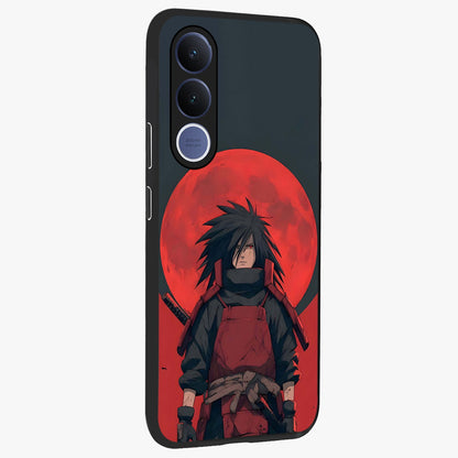 Crimson Moon Warlord Glass Case upright view showcasing powerful warlord artwork with dark celestial theme.
