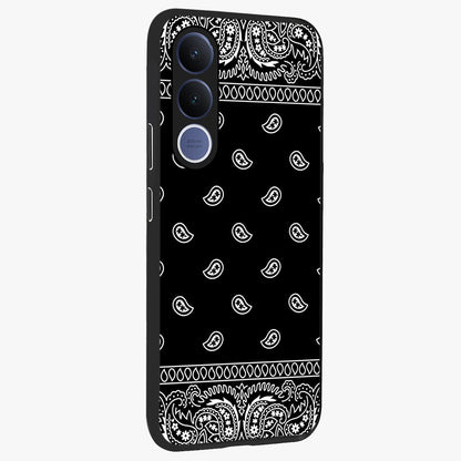 Retro Rebel Threads Glass Case upright view showcasing stylish vintage artwork with bold retro theme.