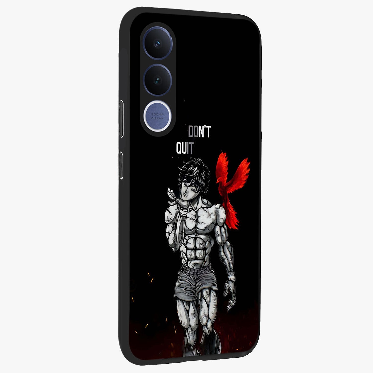 Rise Beyond Limits Glass Case upright view showcasing powerful inspirational artwork with uplifting theme.