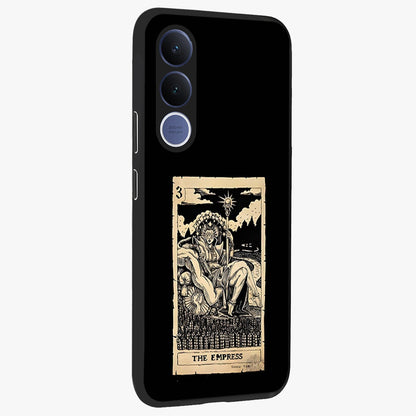 The Empress Glass Case upright view showcasing powerful empress themed artwork with luxurious artistic theme.