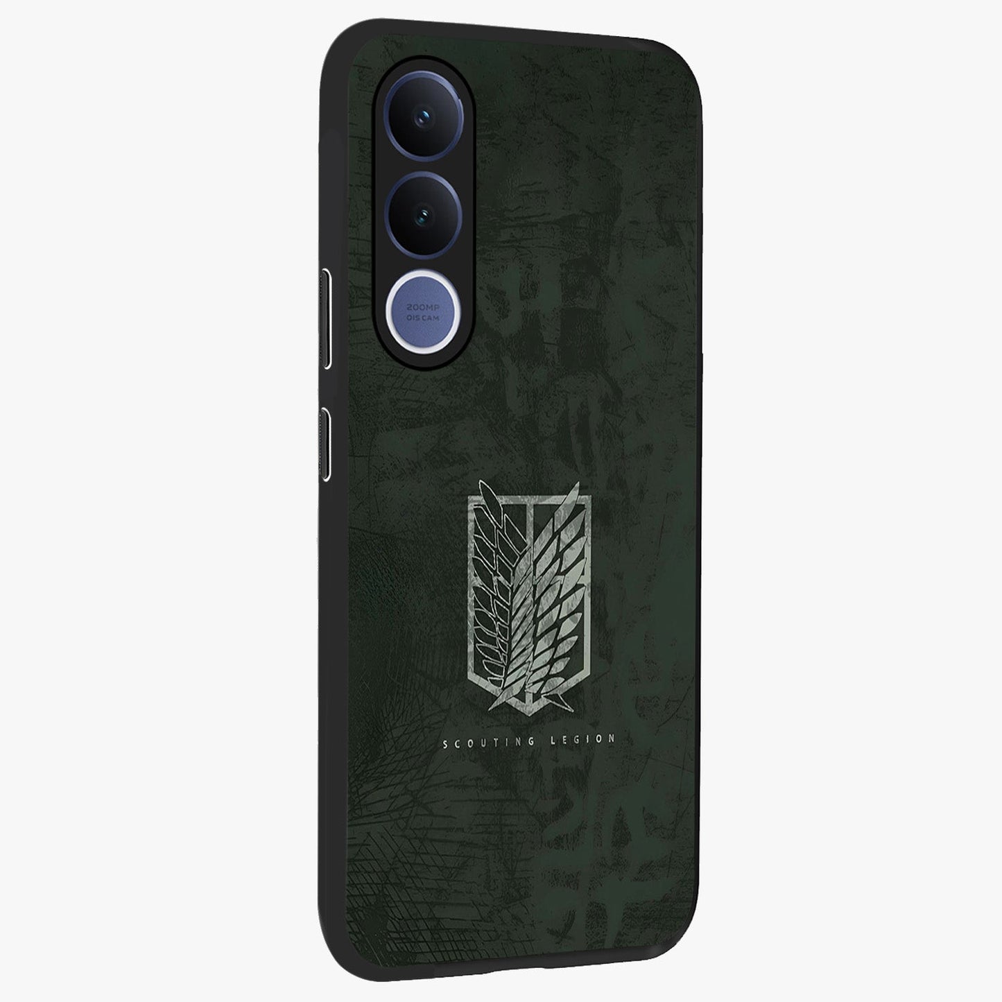 Wings Of Freedom Glass Case upright view showcasing powerful wings artwork with freedom themed design.