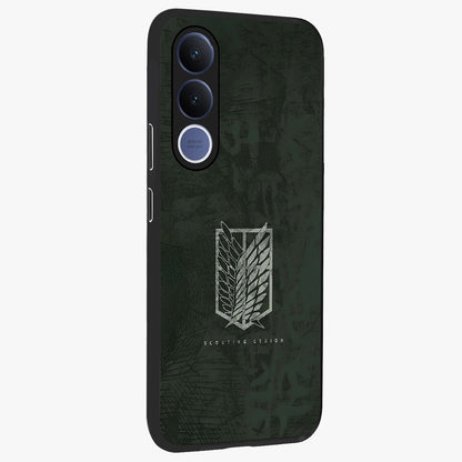 Wings Of Freedom Glass Case upright view showcasing powerful wings artwork with freedom themed design.