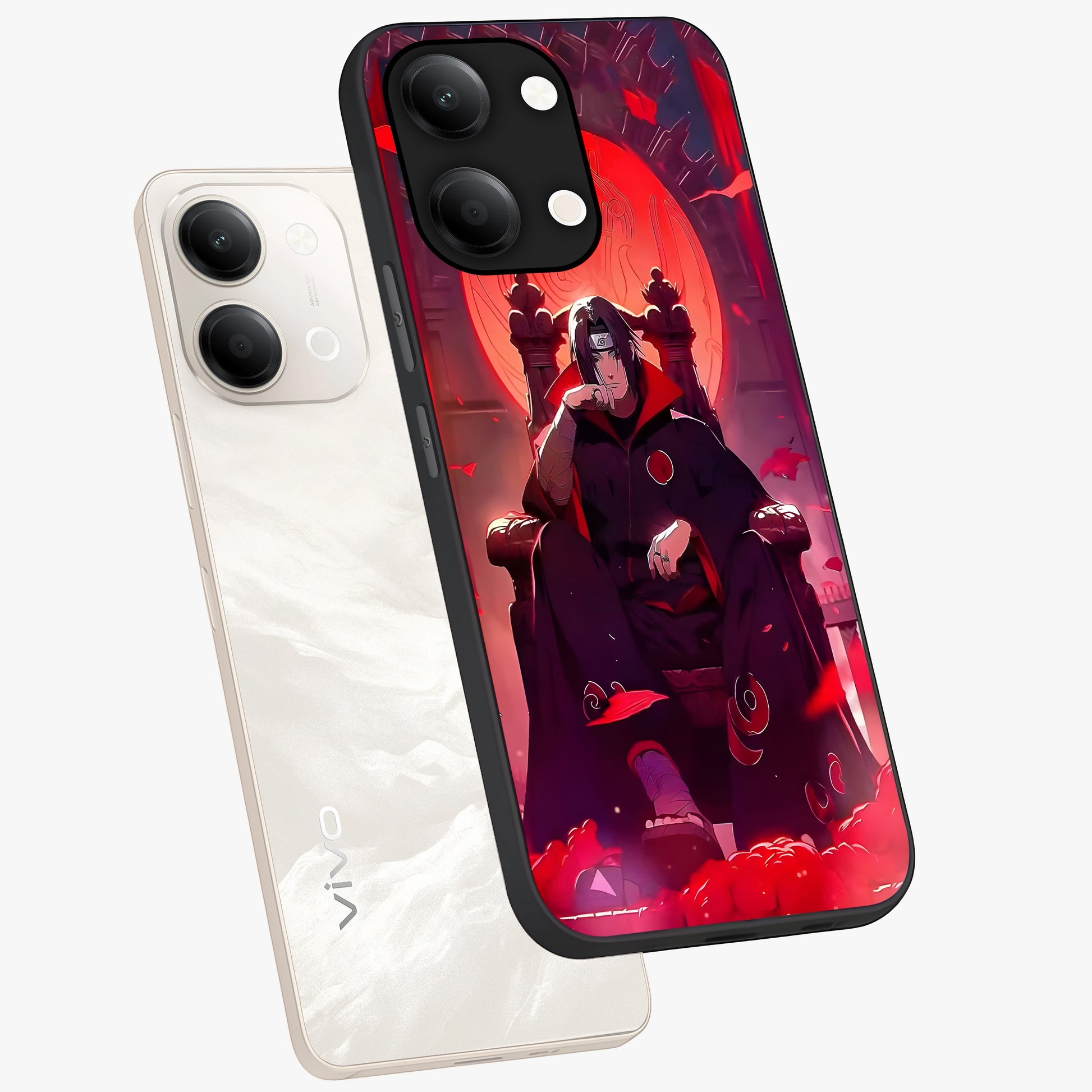 Blood Moon Sovereign Glass Case displayed in angled mockup highlighting dark celestial moon design and dramatic theme.